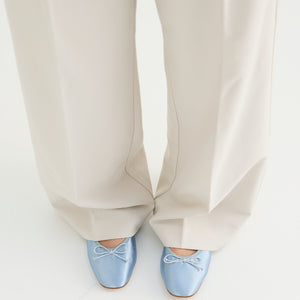 Ballet Flat - Capri Blue Satin