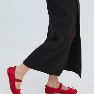 Ballet Flat - Chilli Satin