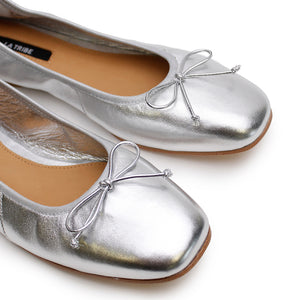 Ballet Flat - Silver