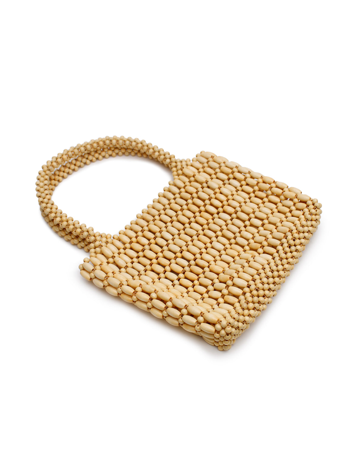 Beaded Bag - Natural