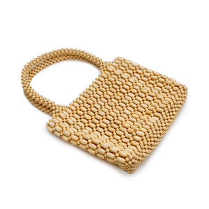 Beaded Bag - Natural