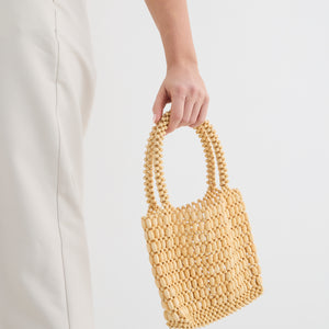 Beaded Bag - Natural