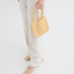 Beaded Bag - Natural