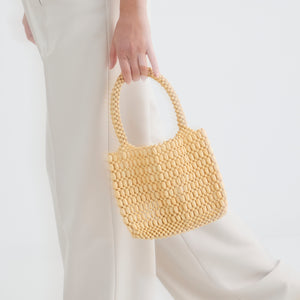 Beaded Bag - Natural