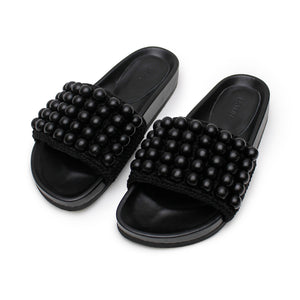 Beaded Slide - Black