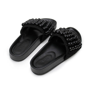 Beaded Slide - Black