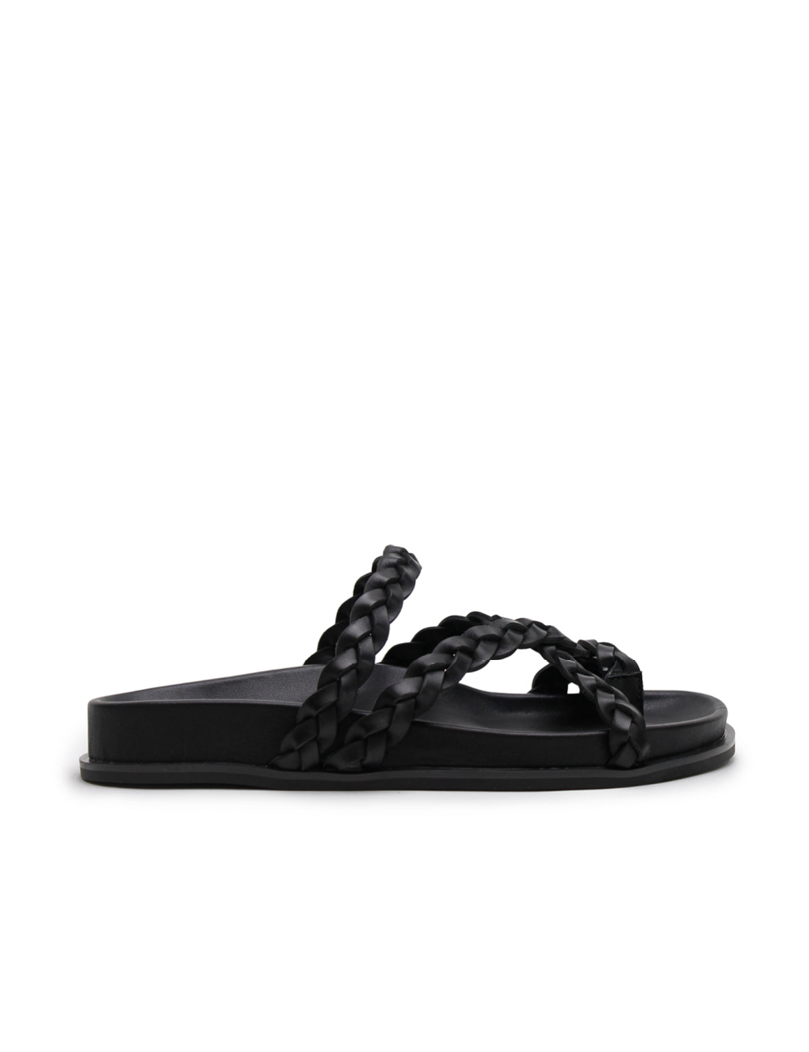 Braided Sandal - Black