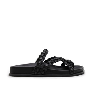 Braided Sandal - Black