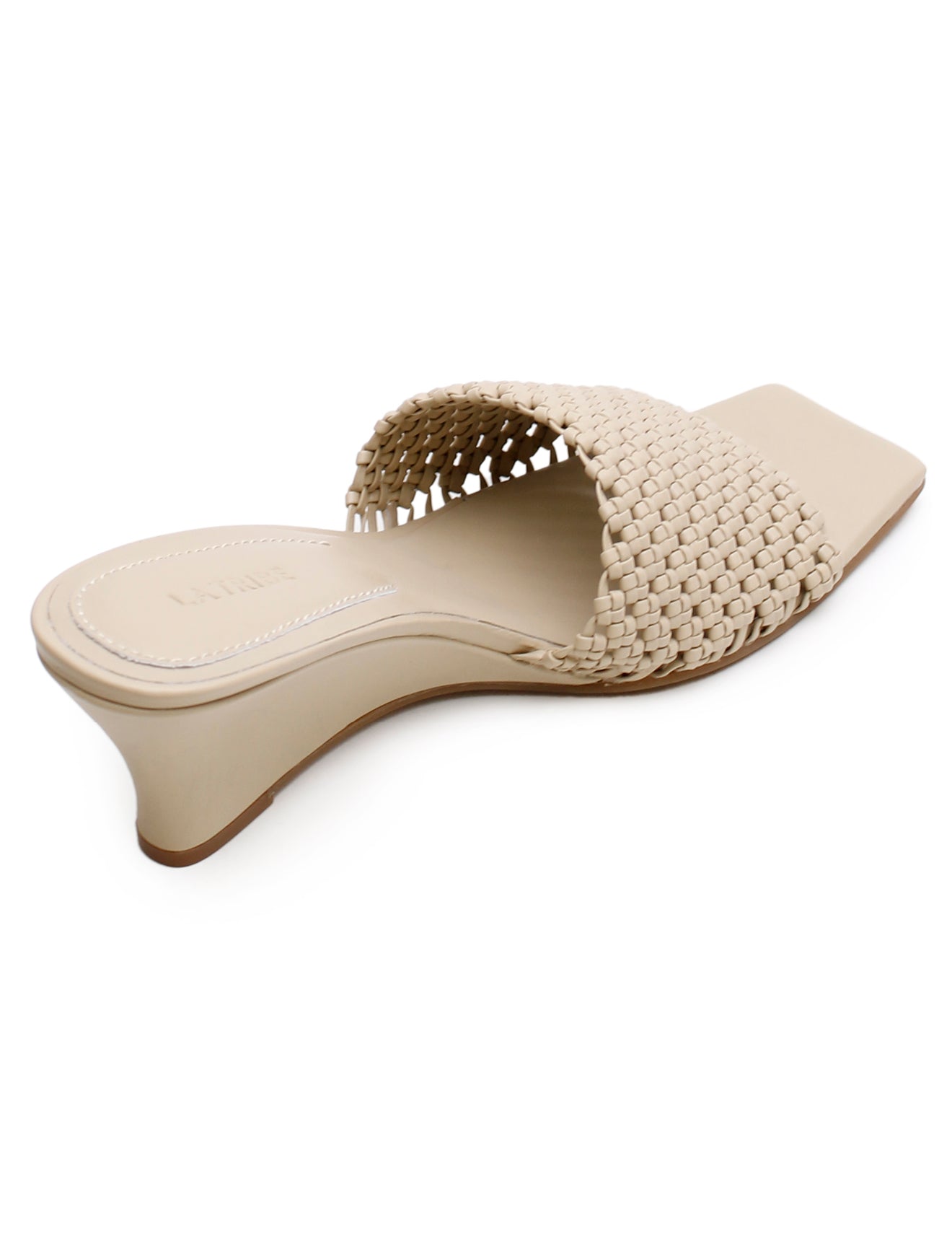 Braided Wedge Heel - Sand