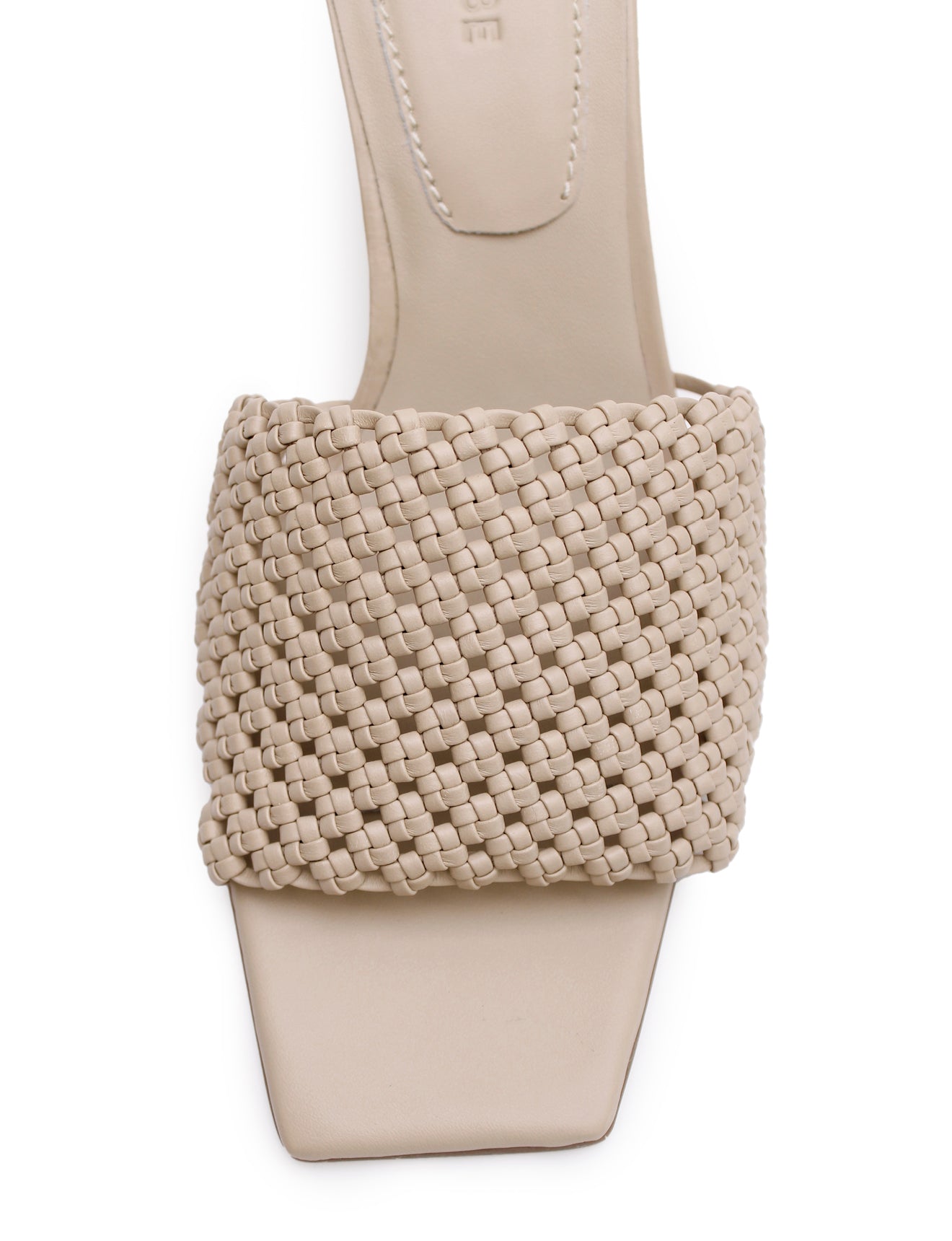 Braided Wedge Heel - Sand