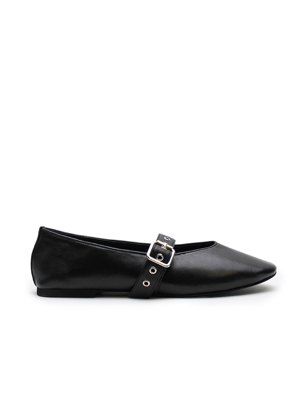 Eilwen Ballet Flat - Black/Silver