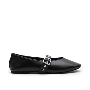 Eilwen Ballet Flat - Black/Silver