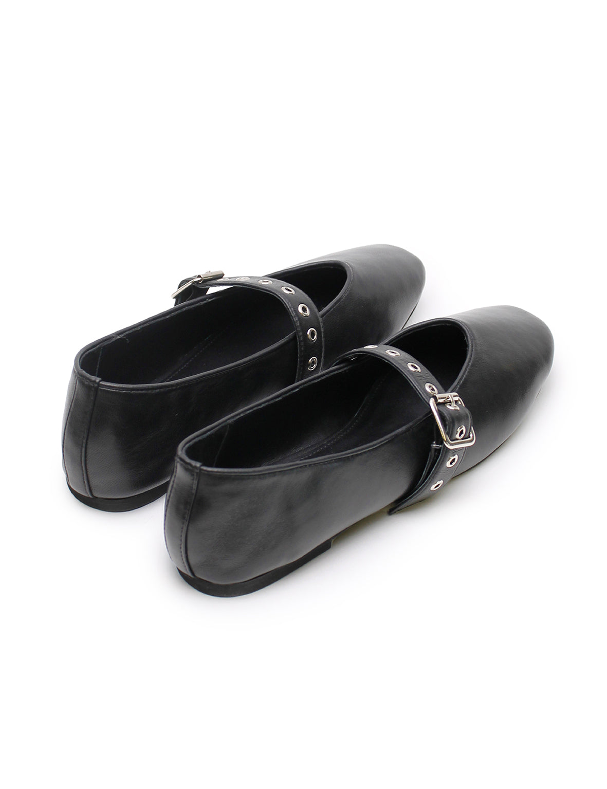 Eilwen Ballet Flat - Black/Silver