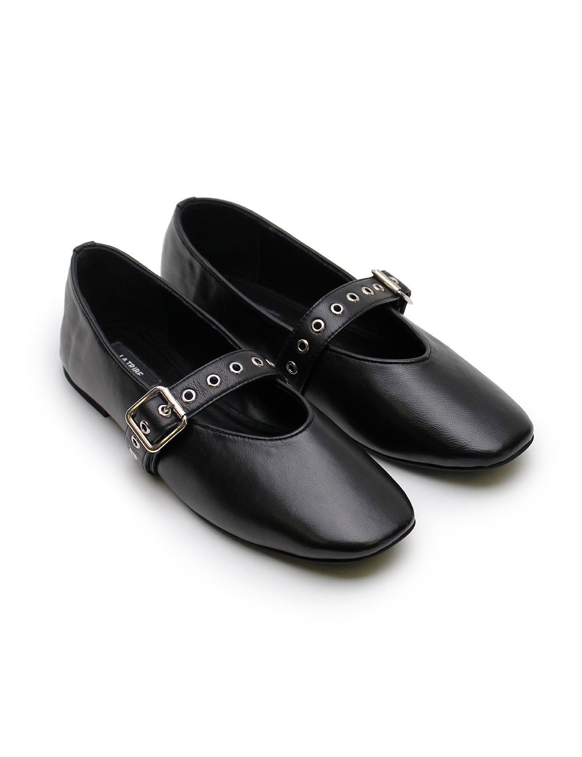 Eilwen Ballet Flat - Black/Silver