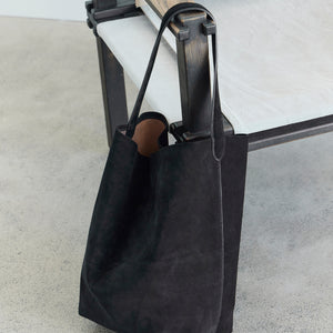 Everyday Bag XL - Black Suede