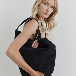 Everyday Bag XL - Black Suede