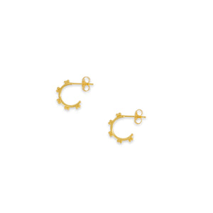 Hoop Stud - Gold