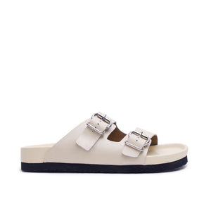 Buckle Sandal - Cream