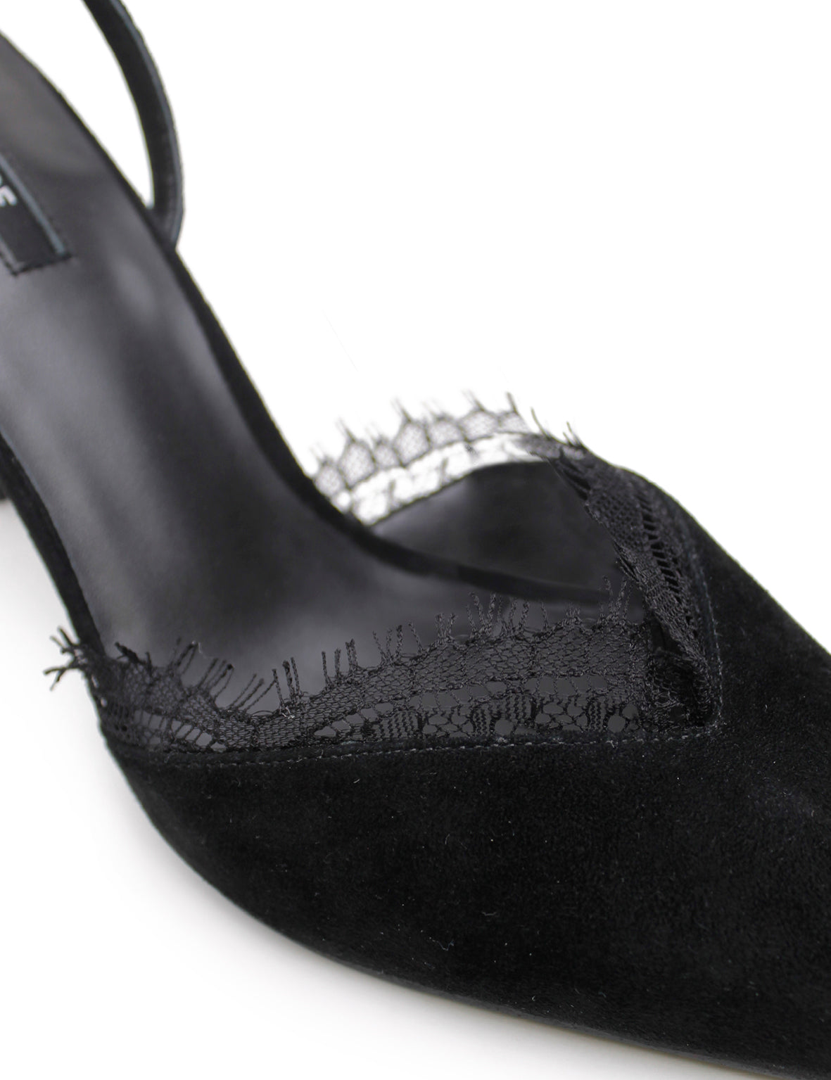 Indy Heel - Black/Lace