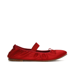 Ballet Flat - Chilli Satin