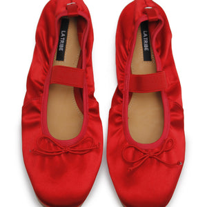 Ballet Flat - Chilli Satin