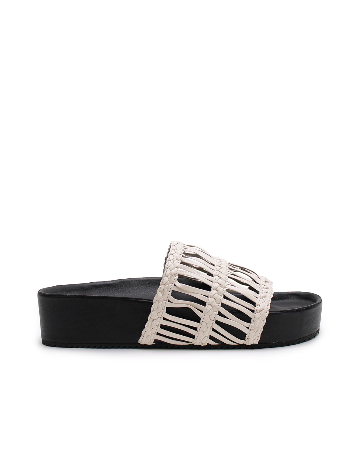 Lou Platform Slide - Black/Mist