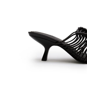 Macrame Heel - Pepper