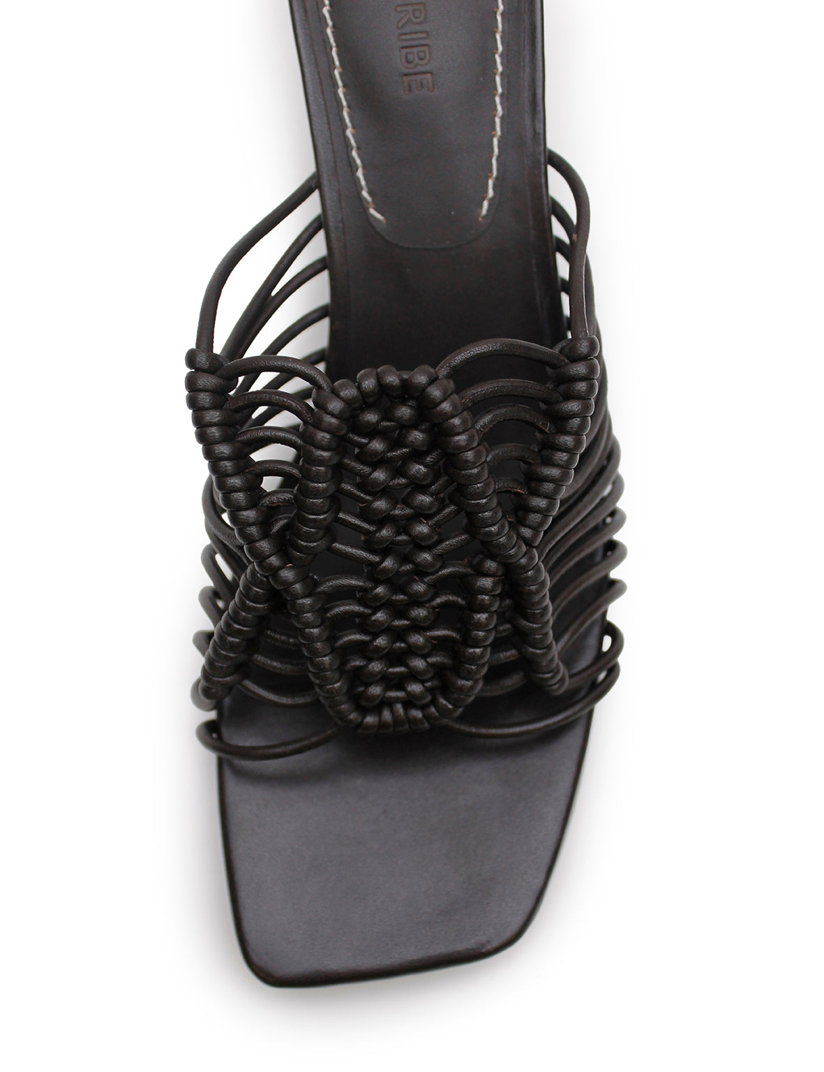 Macrame Heel - Pepper