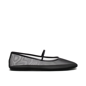 Mesh Ballet Flat - Black