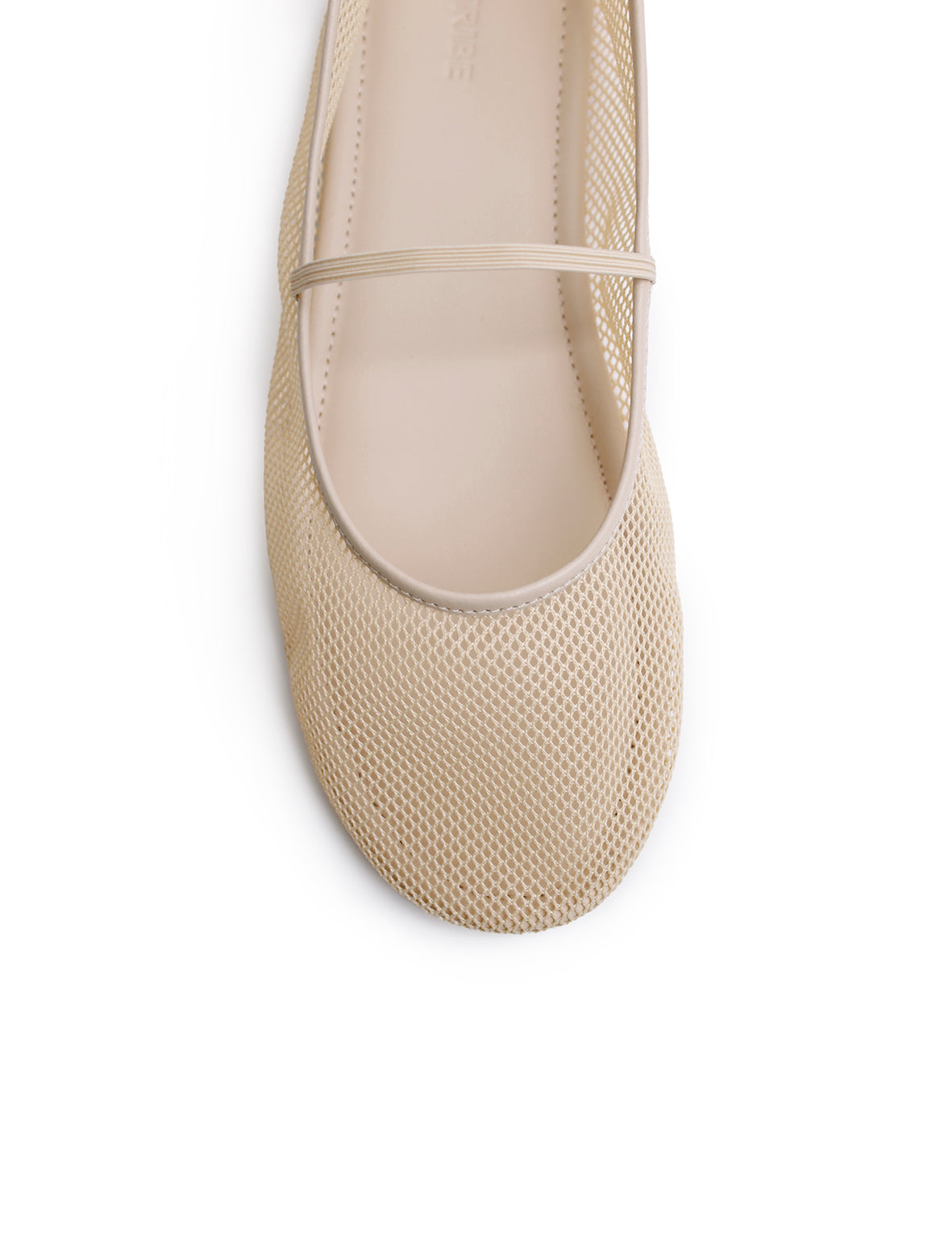 Net Ballet Flat - Cream