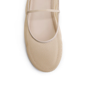 Net Ballet Flat - Cream