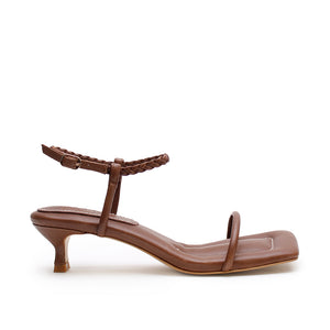 Padded Kitten Heel - Pecan