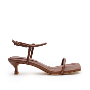 Padded Kitten Heel - Pecan