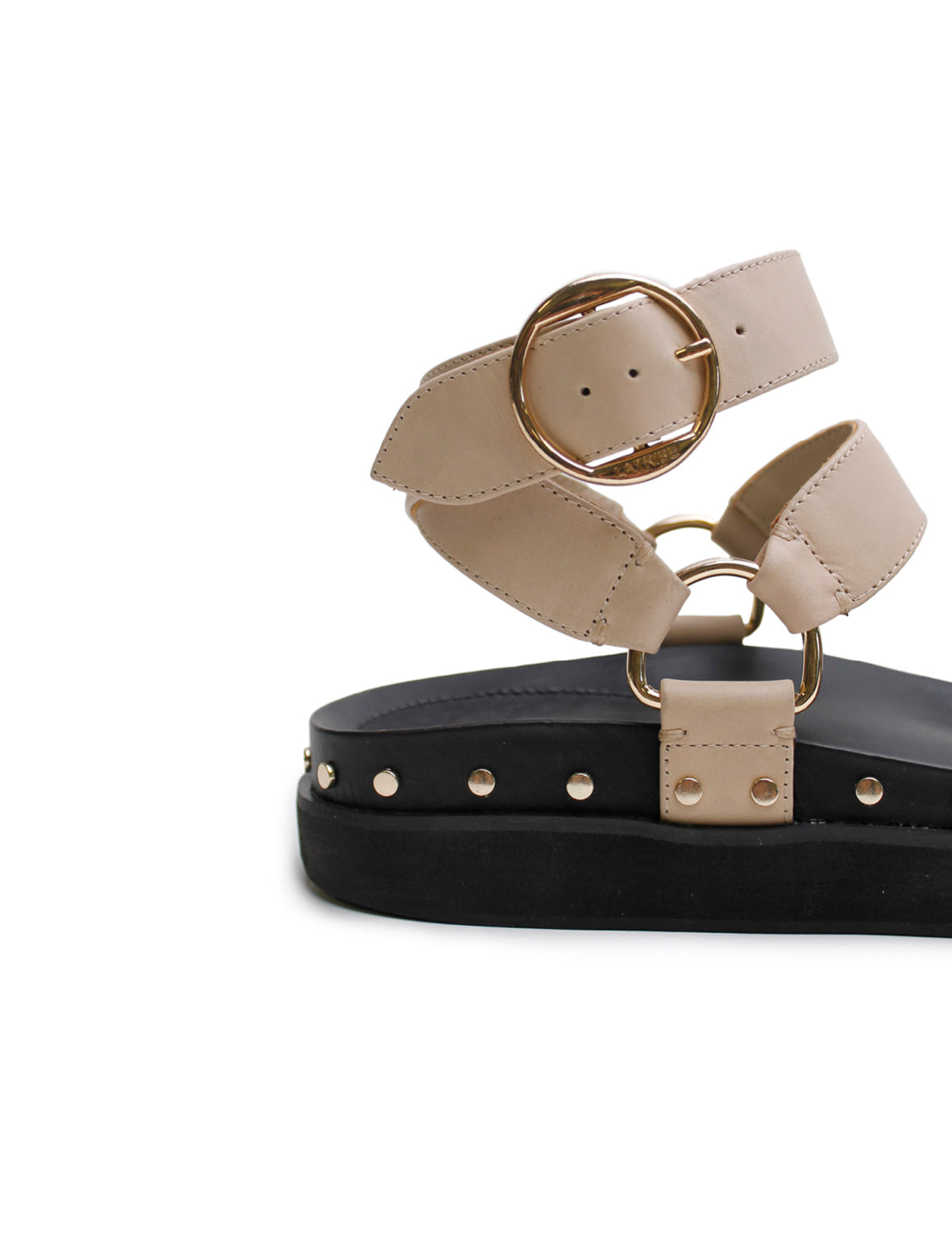 Studded Sandal - New Nude