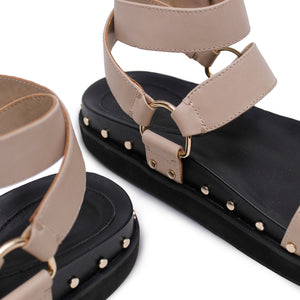 Studded Sandal - New Nude