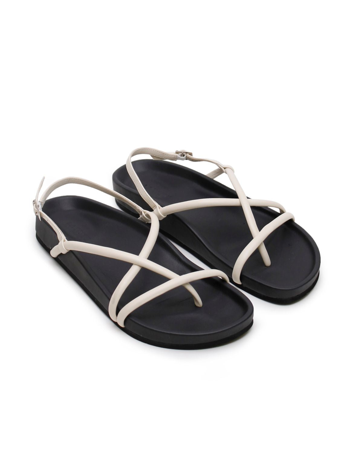 Tube Sandal - Tofu/Black